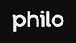 Philo logo