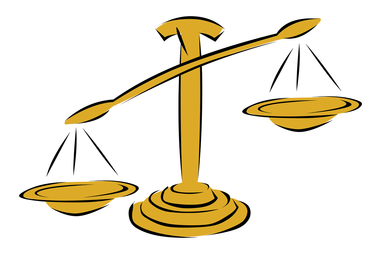 Scales of justice png sticker